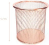 Porta Caneta Aramado Redondo Rose Gold 10cm