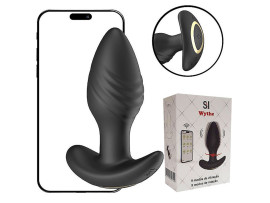 Plug Anal em Silicone Recarregvel - Via APP a Longa Distncia