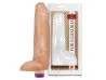 Pr�tese 27 x 5,5 cm com Escroto e Vibrador Interno - Sexy Fantasy