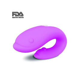 Vibrador De Casal Golfinho Recarreg�vel- Winter (9 Vibra��es)