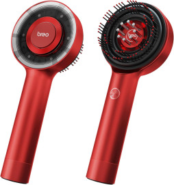 Breo Escova massageadora para couro cabeludo Scalp3, massageador de cabelo Shiatsu com impermevel, massageador eltrico de cabea sem fio para couro cabeludo e cabelo, massagem porttil em casa para