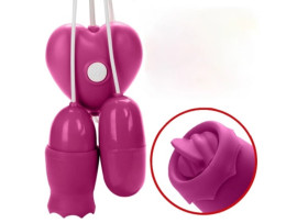 Bullet Duplo USB C�psula e L�ngua - VibraToy 