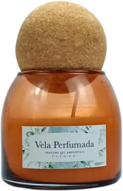 ETHMIX, Vela Aromtica Perfumada, Relaxamento, Vidro mbar