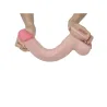 P�nis Super Real�stico Com Dupla Camada - Real Skin Lucky - 28,0 X 4,8Cm