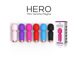 Mini Varinha M�gica Hero Recarreg�vel com 10 modos de vibra��o - YOUVIBE