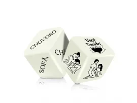 Dados Jogo do Prazer Hot Glow Sexy Fantasy | Sex Shop em Rio Verde GO | Jogo Er�tico Brilha no Escuro