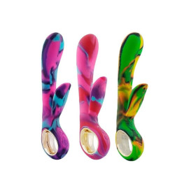 Vibrador De Ponto G E Clir�ris Recarreg�vel - Colorido - Lealso (10 Vibra��es)