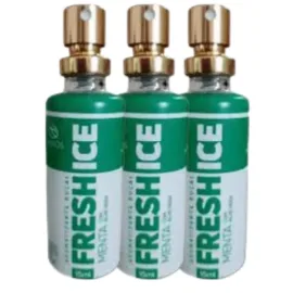 Kit 3x FRESH ICE MENTA ALOE VERA Akmos -  � Sua Sa�de Bucal