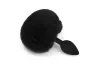 Plug Anal em Silicone - Pompom de Coelho - Tamanho Grande
