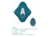 Vibrador de Calcinha Recarreg�vel com Controle - Importado