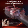 Breo Escova massageadora para couro cabeludo Scalp3, massageador de cabelo Shiatsu com impermevel, massageador eltrico de cabea sem fio para couro cabeludo e cabelo, massagem porttil em casa para