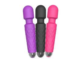 Varinha m�gica Hot recarreg�vel e emborrachada - VibraToy