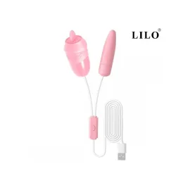 C�psula Vibrat�ria Usb Com 2 Bullets Com 12 Modos De L�ngua Vai E Vem E Vibra��o