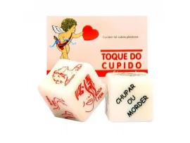 Dados toque do cupido s� pra ELAS (2 dados) - Divers�o ao cubo 
