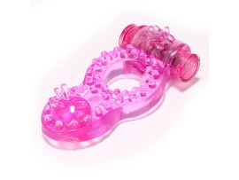 Anel Peniano Vibrat�rio com P�rola - VibraToy