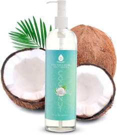 leo Pursonic 100% Puro para Massagens, Receitas Teraputicas e leos Essenciais, Coco Fracionado, 16 Fl Oz