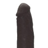 Capa Peniana Rgida Em Vinil Com Elstico Pnis 19cm x 4,5cm Preta Eros