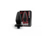 Estimulador Vaginal e Anal Exxxplicit Love Black Dome com Vibro 14 x 5,5 cm - Sexy Fantasy