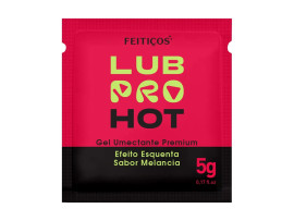 Lubrificante ntimo PREMIUM LubPRO HOT - Sabor Melancia Sach 5g - Feitios Aromticos