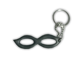 Chaveiro m�scara Tiazinha em couro - Hot Brasil 