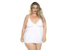 Camisola Dantele fechada Plus Size (GG) - Pimenta Sexy