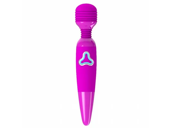 Varinha M�gica de Silicone Recarreg�vel. 7 n�veis de vibra��es - Importado