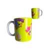 Caneca Rom�ntica De Porcelana 325Ml