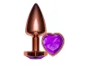 Plug Anal Unique Ros� em Formato de Cora��o - La Pimienta