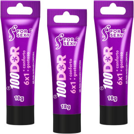 Kit Gel Dessensibilizante 100dor 6x1 18g For Sexy - 3 Unidades