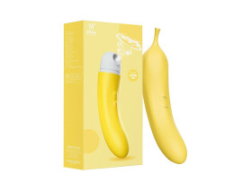 Vibrador de Clitris com Pulsao - Formato de Banana - Dibe - Importado