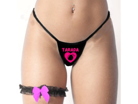 Calcinha Sensual Com Frases e Persex - Fcil Prazer