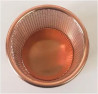 Porta Caneta Aramado Redondo Rose Gold 10cm