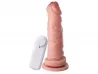 Prtese 15,5 x 4 cm com ventosa e vibrador externo - Soulsex