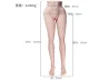 Masturbador Cyber Skin com Pernas e Vagina e �nus Penetr�veis (Ref. 81) - VibraToy