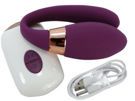 Vibrador de Casal Crypl Dibe Recarreg�vel - VibraToy