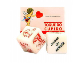 Dados toque do cupido s� pra ELAS (2 dados) - Divers�o ao cubo 