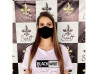 Mscara de proteo 100% algodo lisa - Santt
