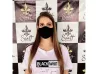 M�scara de prote��o 100% algod�o lisa - Santt