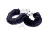 Algema de Metal com Pel�cia Hand Cuffs Preta