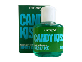Gel Beijvel Candy Kiss Menta Ice 35ml - Feitios Aromticos