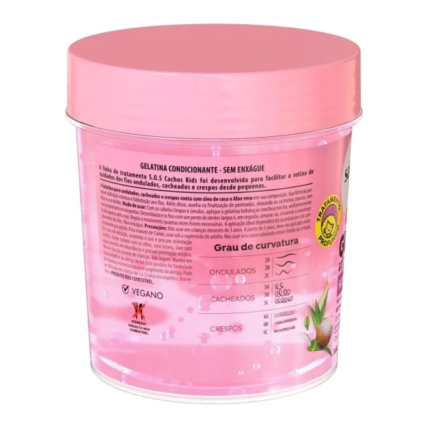 Kit Completo para os Cachos e Crespos dos pequenos com SOS Cachos Kids Hidratação - Imagem 8