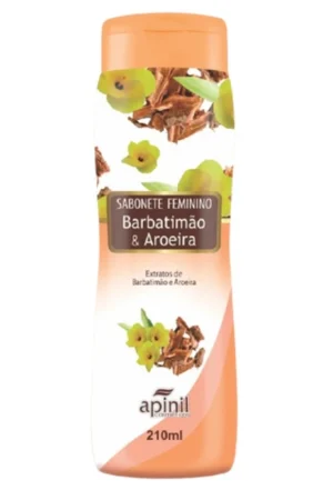 Sabonete Íntimo Barbatimão & Aroeira - 210ml - Apinil