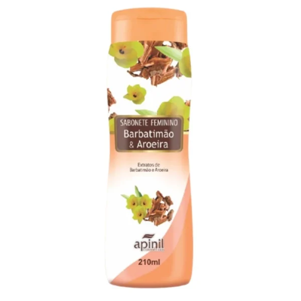 Sabonete Íntimo Barbatimão & Aroeira - 210ml - Apinil