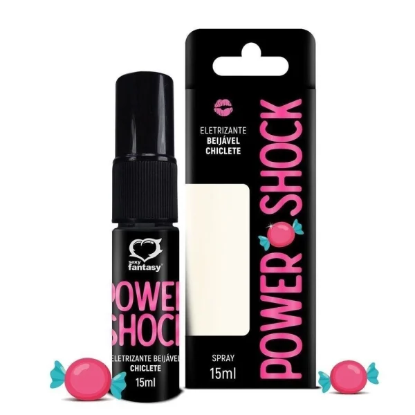 Vibrador Líquido Beijável Power Shock - Spray - 15 ml - Sexy Fantasy - Imagem 4