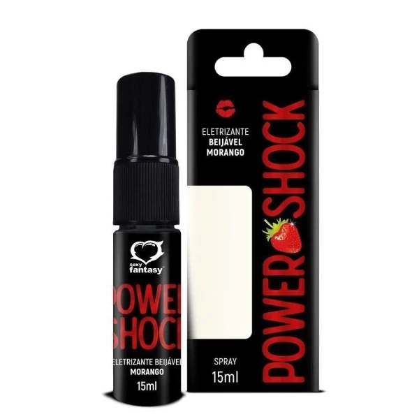 Vibrador Líquido Beijável Power Shock - Spray - 15 ml - Sexy Fantasy