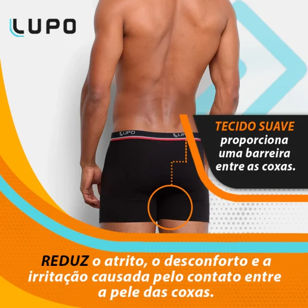 Kit 10 Cuecas Lupo Original Boxer Algodão Box Masculina Cotton Adulto - Imagem 9