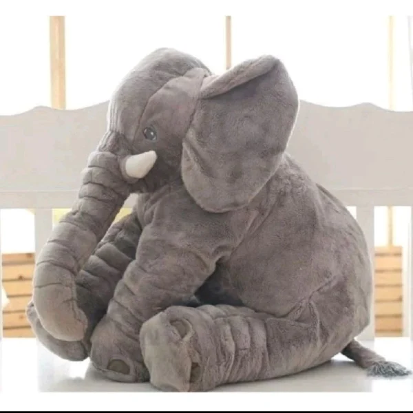 Almofada Elefante de pelúcia 80 cm Bebê - Imagem 4