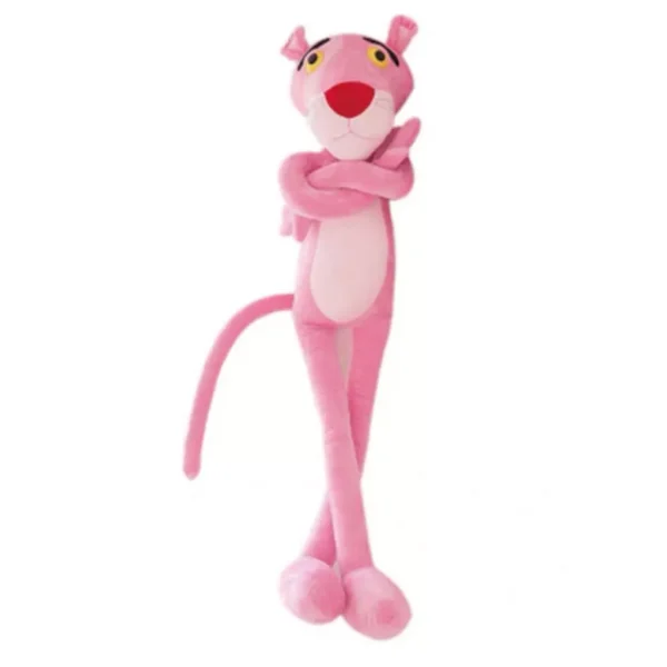 100 cm C/MUSICA Betterway Pantera que Canta De Desenho Animado Cor-De-Rosa Animal Boneca De Pelúcia Recheada Para Crianças - Imagem 4