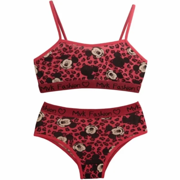 5 Conjuntos Juvenil Lingerie - Moda Infantojuvenil Calcinha e Sutiã Infantil - Imagem 10