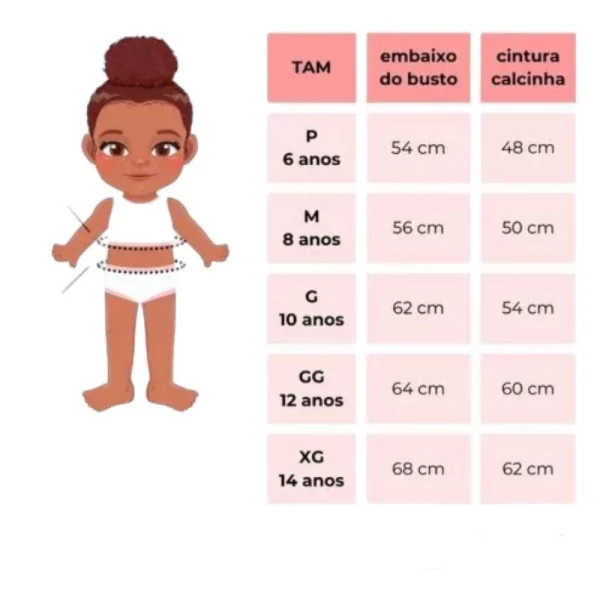 5 Conjuntos Juvenil Lingerie - Moda Infantojuvenil Calcinha e Sutiã Infantil - Imagem 13